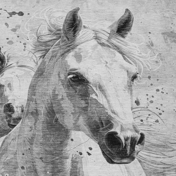 Homeroots 3' X 5' Stylish Horse Washable Indoor Outdoor Area Rug For High Traffic Spaces And Easy Maintenance Gray Polyester 618684