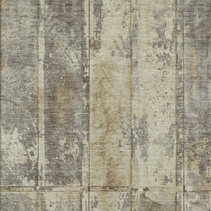 Homeroots 3' Abstract Washable Indoor Outdoor Area Rug - Stain Resistant, Durable, Stylish For Any Space Beige Polyester 618764