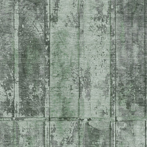 Homeroots 3' Abstract Washable Indoor Outdoor Area Rug - Stain Resistant, Durable, Stylish For Any Space Green Polyester 618772