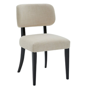 English Elm Wooden Farmhouse Dining Chairs Set of 2 Upholstered Seats Solid Legs for Kitchen W3244P392827