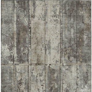 Homeroots 3' Abstract Washable Indoor Outdoor Area Rug - Stain Resistant, Durable, Stylish For Any Space Taupe Polyester 618787