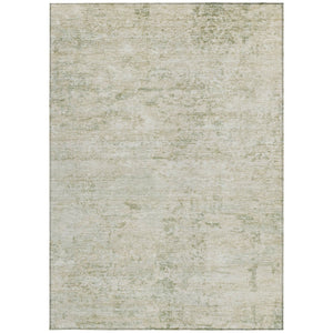 HomeRoots 9' X 12' Stylish Linen & Beige Abstract Washable Area Rug for Indoor/Outdoor Use - Durable, Low-Maintenance! 618845