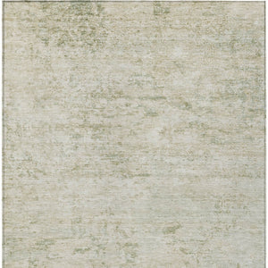 HomeRoots 9' X 12' Stylish Linen & Beige Abstract Washable Area Rug for Indoor/Outdoor Use - Durable, Low-Maintenance! 618845