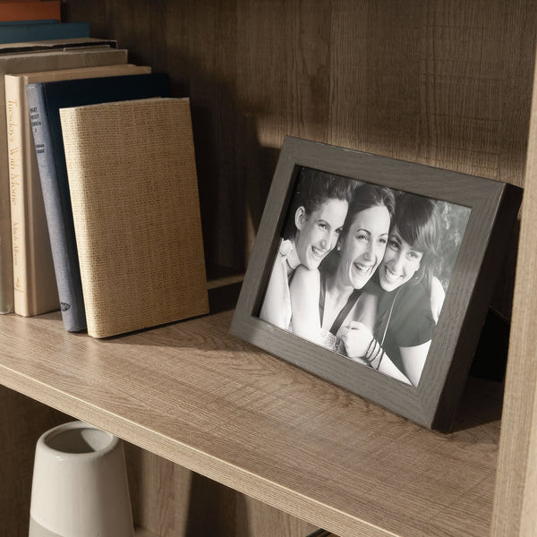 English Elm 5-Shelf Bookcase In Warm Brown Finish – Stylish, Durable Storage With Adjustable Shelves For Any Room B356P402599