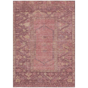 HomeRoots 5' X 8' Blush Pink Oriental Rug – Washable, Durable, Stylish for Indoor & Outdoor Living Spaces! 618986