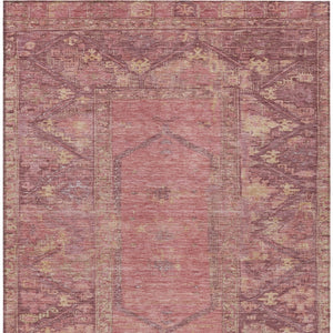 HomeRoots 10' Blush & Pink Oriental Area Rug - Washable, Durable & Stylish for Indoor/Outdoor Spaces! 618990