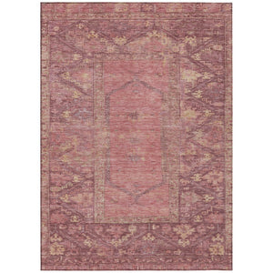 HomeRoots 10' Blush & Pink Oriental Area Rug - Washable, Durable & Stylish for Indoor/Outdoor Spaces! 618990