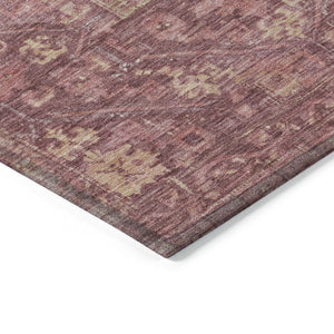 HomeRoots 10' Blush & Pink Oriental Area Rug - Washable, Durable & Stylish for Indoor/Outdoor Spaces! 618990