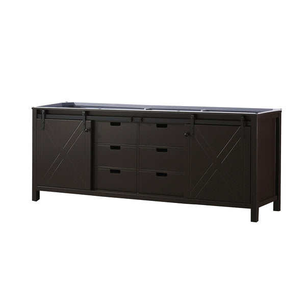 English Elm Brown Double Bath Vanity – 84" Solid Wood With Abundant Storage, Soft-Close Features & Quick Install B2731P260086