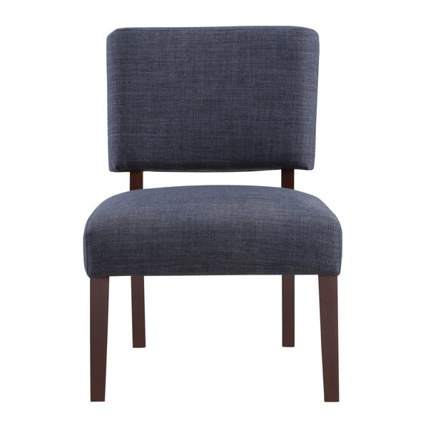 OSP Home Furnishings Jasmine Accent Chair Navy