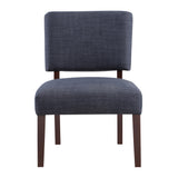 OSP Home Furnishings Jasmine Accent Chair Navy