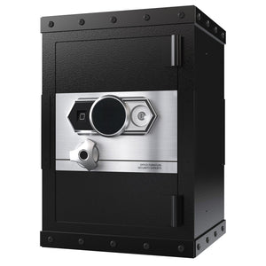 English Elm Three-Lock Heavy-Duty Digital Safe For Home & Office - Secure Storage With Biometric Access & Alarms W396P307328-GIGA