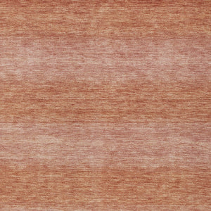 HomeRoots 5' Indoor Outdoor Area Rug - Terra Cotta & Peach Striped, Washable, Durable, Perfect for High-Traffic Spaces 619250