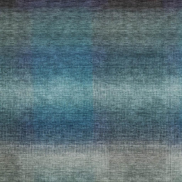 HomeRoots 10' Blue and Copper Abstract Washable Area Rug – Stylish Indoor/Outdoor Décor for High-Traffic Spaces 619290