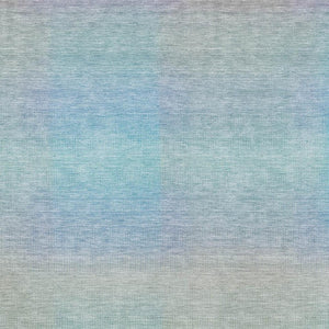HomeRoots 8' X 10' Stylish Sky Blue & Peach Abstract Area Rug - Washable, Versatile for Indoor/Outdoor Use! 619306