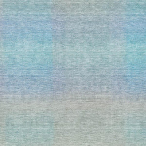 HomeRoots 9' X 12' Sky Blue & Peach Abstract Rug - Durable, Washable Design for Indoor & Outdoor Spaces! 619307
