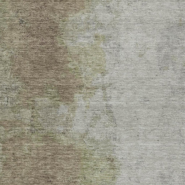 HomeRoots 5' X 8' Taupe and Beige Abstract Washable Area Rug - Versatile Indoor/Outdoor Decor for Every Space 619500