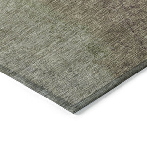 HomeRoots 8' Taupe and Beige Round Abstract Area Rug - Washable, Durable, Perfect for Indoor & Outdoor Spaces 619501