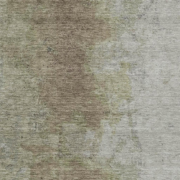 HomeRoots 10' Taupe and Beige Abstract Washable Area Rug - Stylish Indoor/Outdoor Solution for High Traffic Areas 619504
