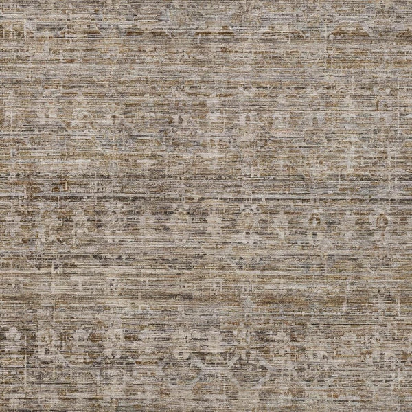 HomeRoots 9' Brown and Beige Striped Washable Area Rug – Durable Indoor/Outdoor Design for Stylish Spaces 619641