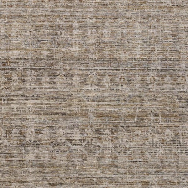 HomeRoots 10' Stylish Brown and Beige Striped Washable Area Rug for Indoor & Outdoor High-Traffic Spaces 619642