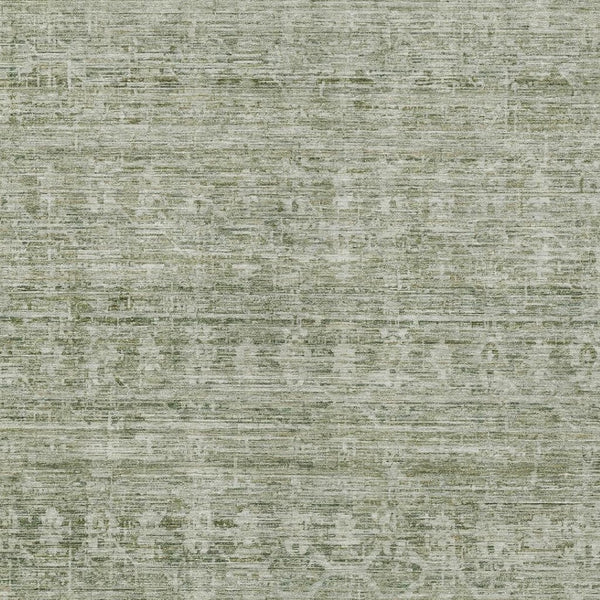 HomeRoots 10' Sage and Beige Striped Washable Area Rug – Durable Indoor/Outdoor Comfort for High-Traffic Spaces 619660