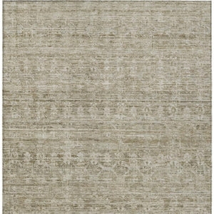 HomeRoots 5' X 8' Taupe And Beige Striped Area Rug - Stylish, Washable, Durable for Indoor & Outdoor Spaces 619662