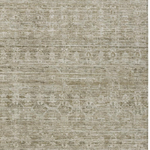HomeRoots 5' X 8' Taupe And Beige Striped Area Rug - Stylish, Washable, Durable for Indoor & Outdoor Spaces 619662