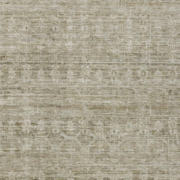 HomeRoots 9' Taupe and Beige Striped Washable Area Rug - Durable Indoor/Outdoor Design for High-Traffic Areas 619665