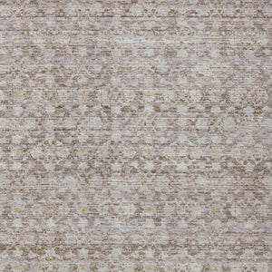 HomeRoots 5' Taupe and Beige Striped Area Rug - Stylish, Washable, Indoor/Outdoor Durable Design for All Spaces 619692
