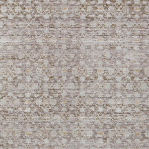 HomeRoots 9' Taupe and Beige Striped Washable Area Rug - Durable, Versatile Indoor/Outdoor Design for All Spaces 619695