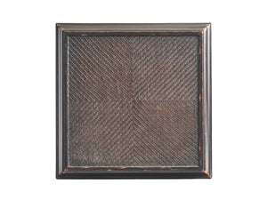 Lexington Tommy Bahama Home Nelson End Table - Classic British Colonial Design With Woven Panel, Drawers, And Rich Tamarind Finish Tamarind  619-942