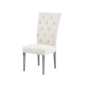 English Elm Modern Velvet Dining Chair Set Of 2 - Chic Tufted Accent Chairs With Chrome Legs For Stylish Comfort B011P353126