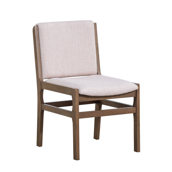 English Elm Christopher Knight Home® - Dining Chair Contemporary Upholstered Rubberwood Frame Set of 2 with Clean Lines and Cozy Seats () Walnut N771P347927W