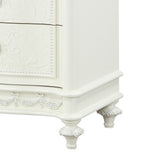 English Elm Ivory 2-Drawer Nightstand