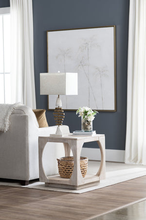 Crestview Collection Coastal Table Lamp - Whimsical Fish Skeleton Design With Driftwood Texture & Versatile Lighting Options   Cvazvp100