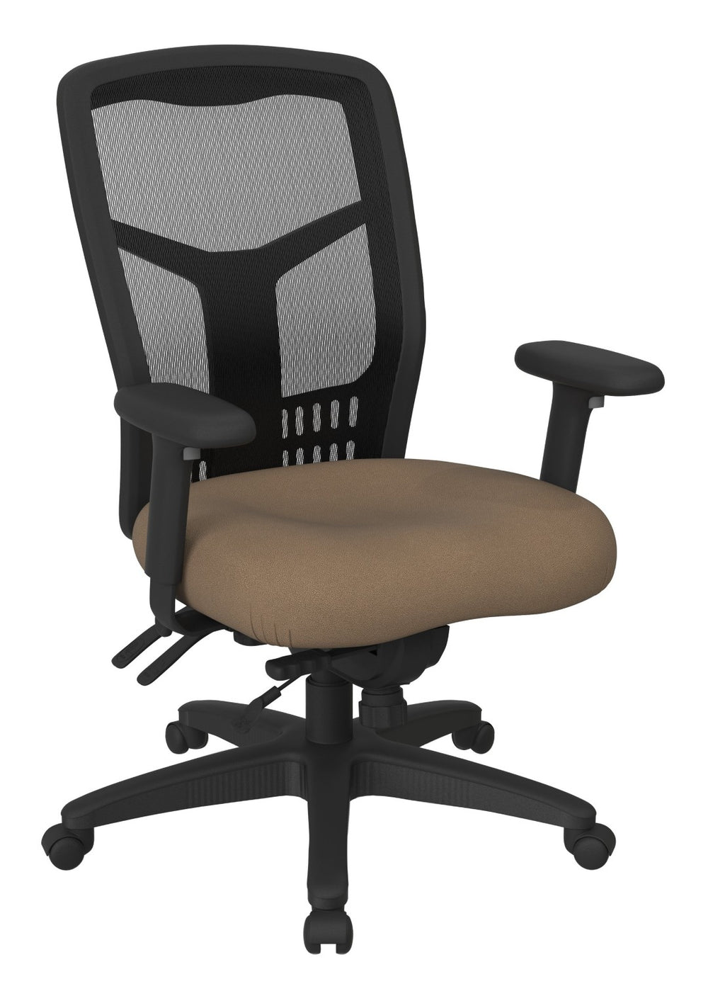 OSP Home Furnishings Progrid® Ergonomic Mesh High Back Office Chair with Lumbar Support and Adjustable Seat 92892-232