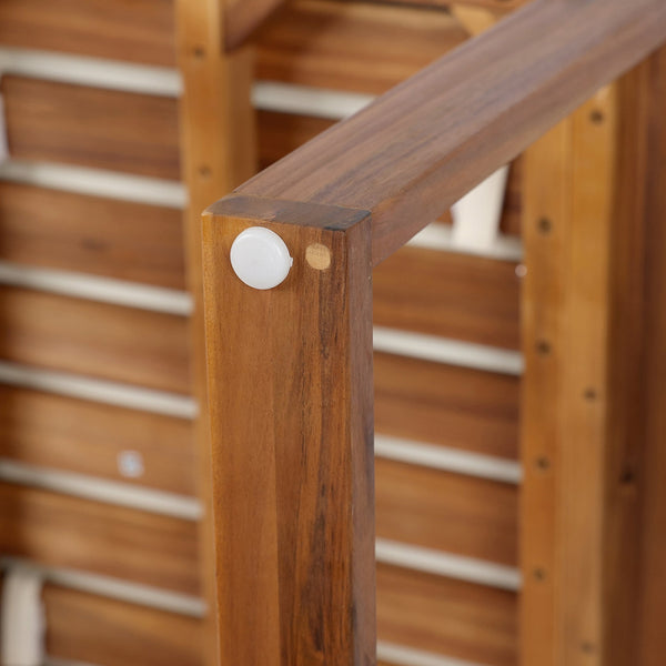 English Elm Christopher Knight Home® - Patio 5-Piece Dining Set With Teak-Finish Acacia Wood Table & Chairs For Stylish Outdoor Gatherings N779P195382B-2_64274.00