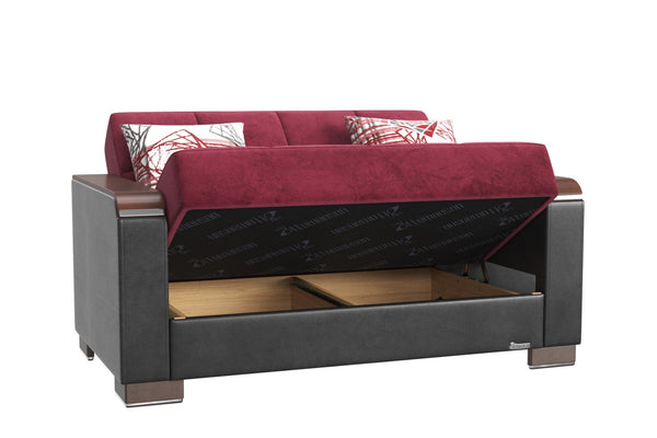 English Elm Primenest Zenaero X Convertible Loveseat With Storage - Stylish Upholstered Sleeper For Small Spaces B030P281772-GIGA