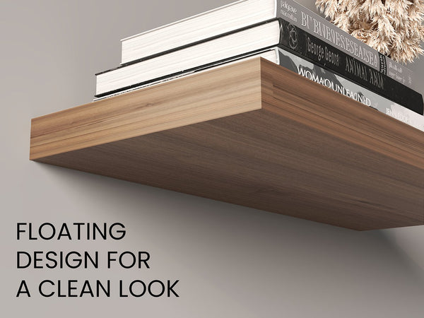 English Elm Ecco 31.5" Wide Floating Shelves Set Of 2 - Modern Wall Display For Home, Office & Stylish Storage B070P351136