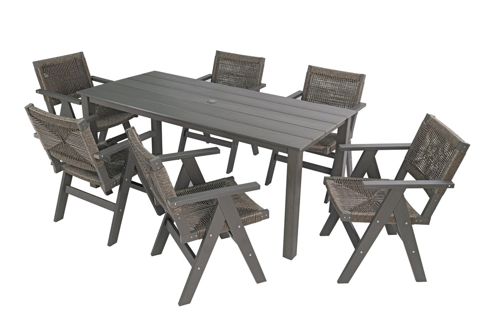 English Elm A lightweight wooden-texture side table with double-tier storage, portable, waterproof, ideal for patio and camping Carbon Gray W2085P364129