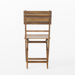 English Elm Christopher Knight Home® - Outdoor Acacia Wood Folding Dining Chair Set of 2 – Weather-Resistant, No Assembly, 400 lb Capacity Natural 59328.00NTL