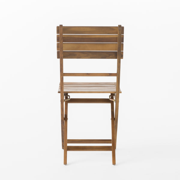 English Elm Christopher Knight Home® - Outdoor Acacia Wood Folding Dining Chair Set of 2 – Weather-Resistant, No Assembly, 400 lb Capacity Natural 59328.00NTL