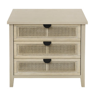 English Elm 3 Drawer Cabinet - Stylish American Design For Bedroom, Living Room, Or Study Storage Solution W688P225269