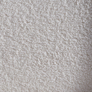 English Elm White White and Brown Side Chair Set of 2 — Bouclé & Velvet Upholstery, Bent Wood Legs, Walnut Finish, Luxe Comfort B062P209258