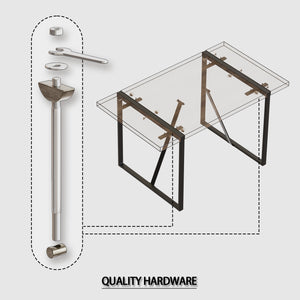 English Elm 55" Modern Farmhouse Dining Table Set With Pu Chairs - Industrial Style, Easy Assembly, Versatile Use W2189S00105