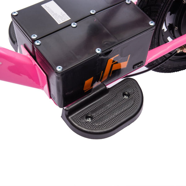 English Elm 24v Kids Electric Dirt Bike 300w Motor 16in Pneumatic Tires Adjustable Seat Ages 5 to 12 Pink W1578P335443