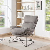 OSP Home Furnishings Ryedale Lounge Chair Grey