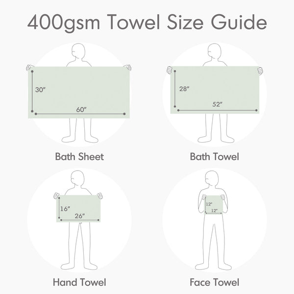 JLA Home Comfort Spaces - Quick Quick Dry 100% Cotton 12pc Towel Set Plush 400 GSM Oeko‑Tex Softness Fast Absorbency Durable Fade-Resistant Seafoam AM73-0258