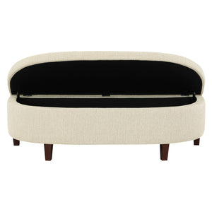 OSP Home Furnishings Jaycee Storage Bench Linen